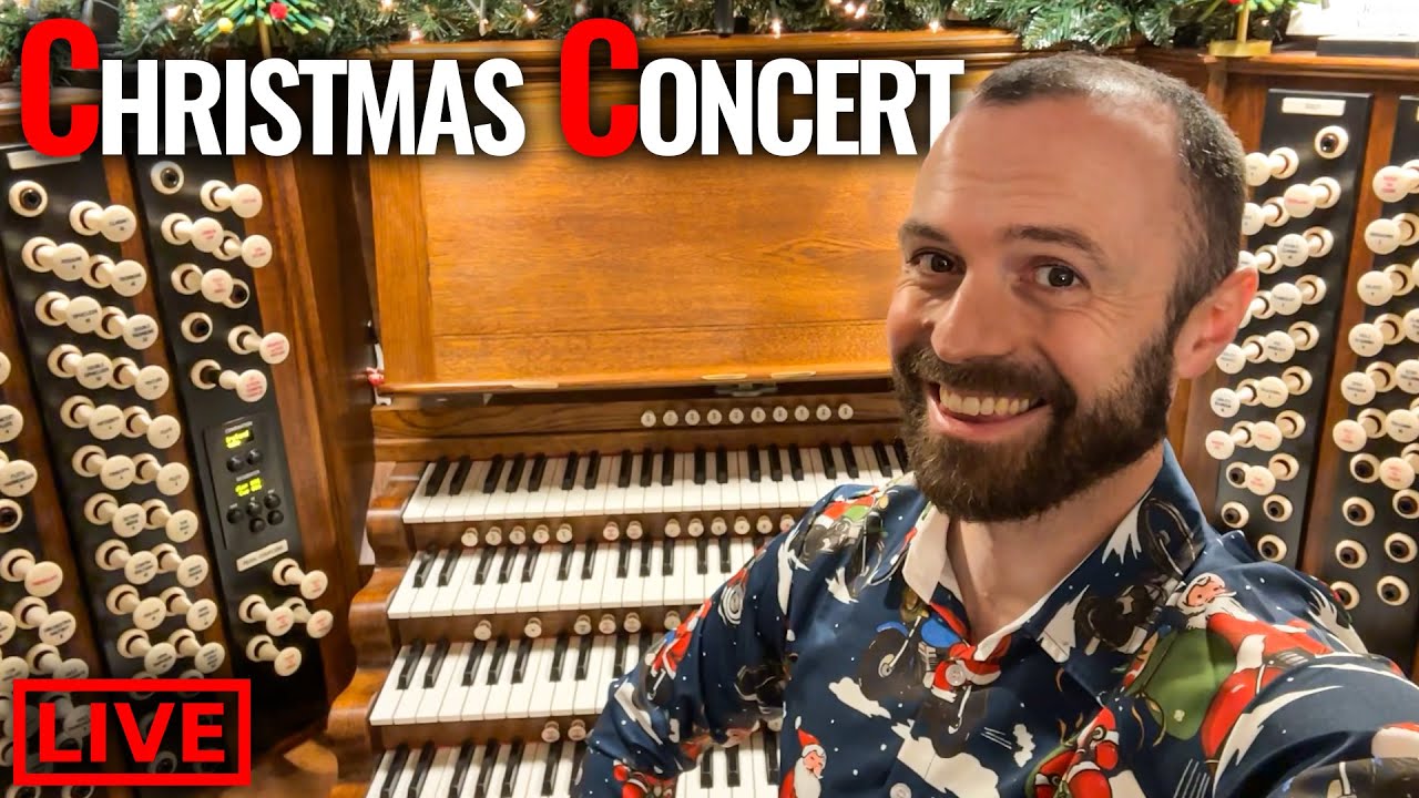 🔴 Christmas Hymns and Organ Music - My Final Christmas Broadcast!