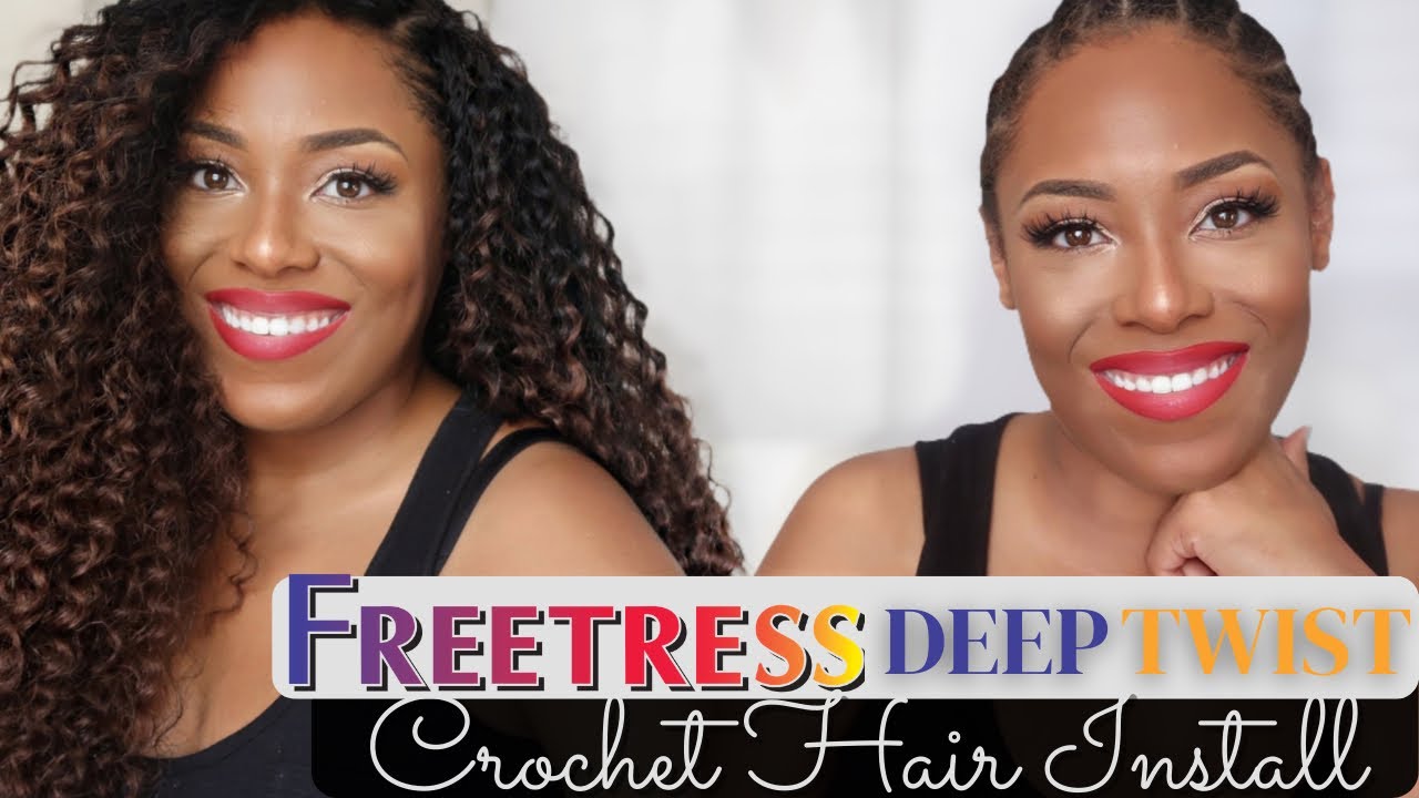 FREETRESS DEEP TWIST CROCHET HAIR INSTALL| LIA LAVON