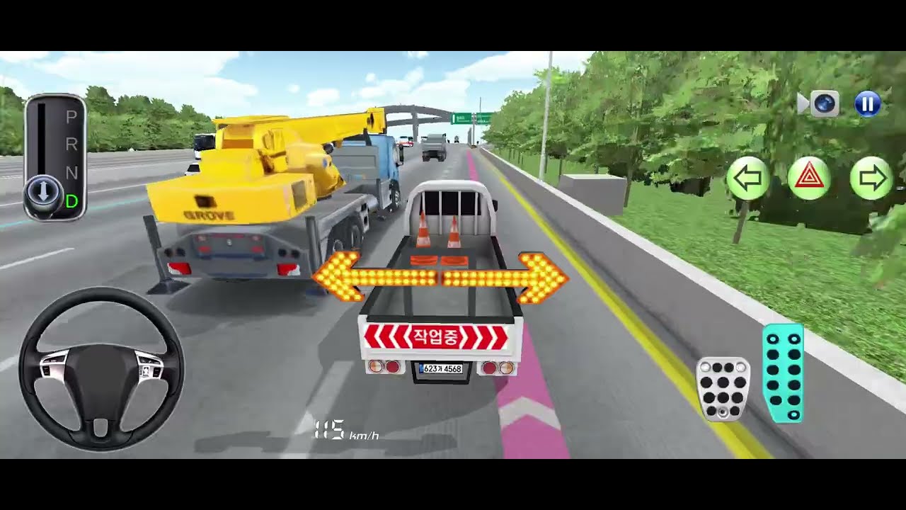 Kia Pickup stuck in parking garage, Highway top speed 250-3D Driving class 2026-Android IOS gameplay