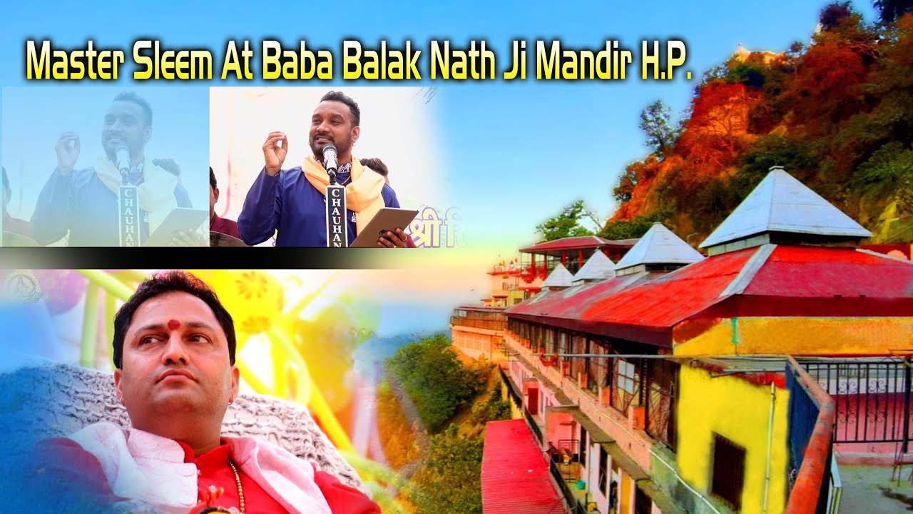 Live 🔴  Master Sleem At Baba Balak Nath Ji Mandir H.P.