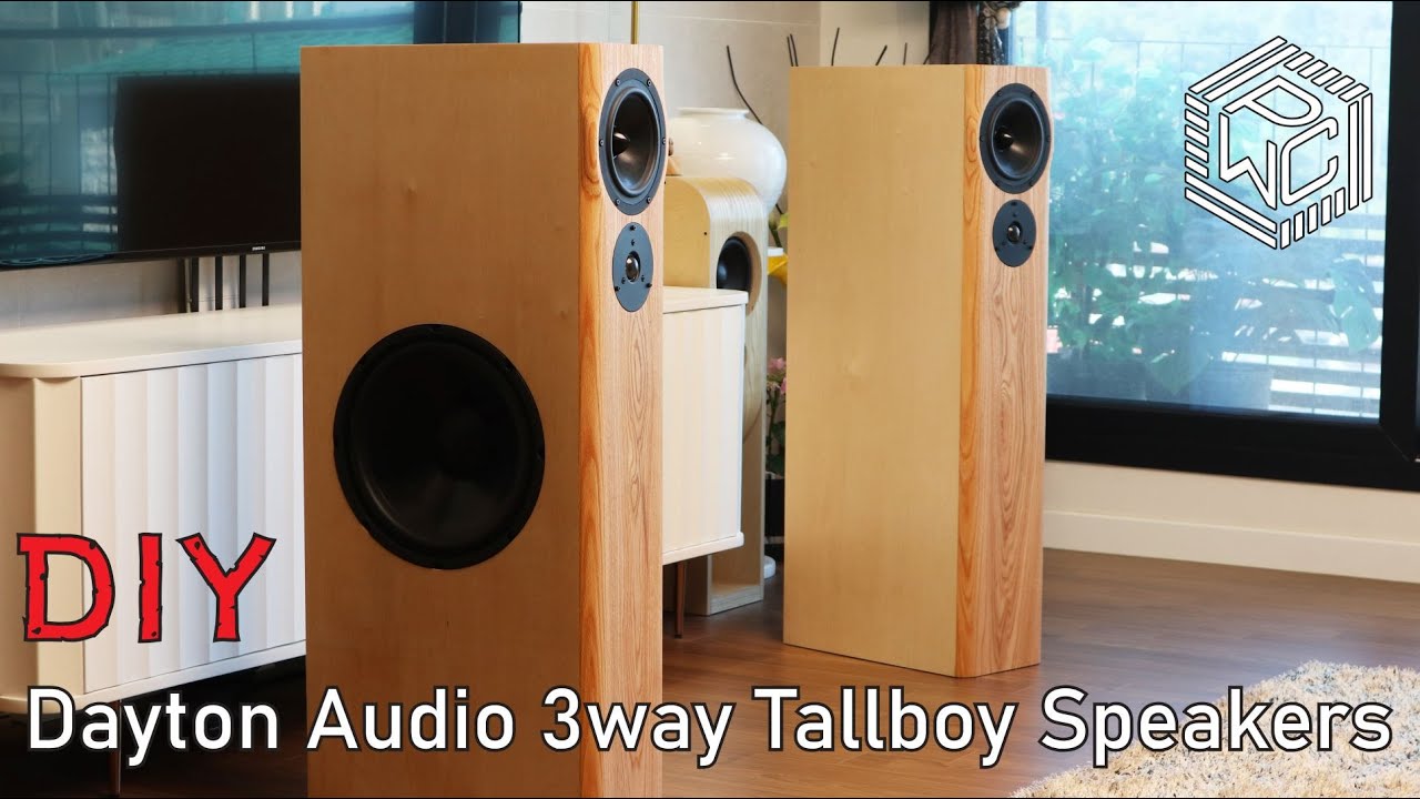 Dayton Audio Unit / 3way 톨보이 스피커 만들기 / 3way Tallboy Speaker Build