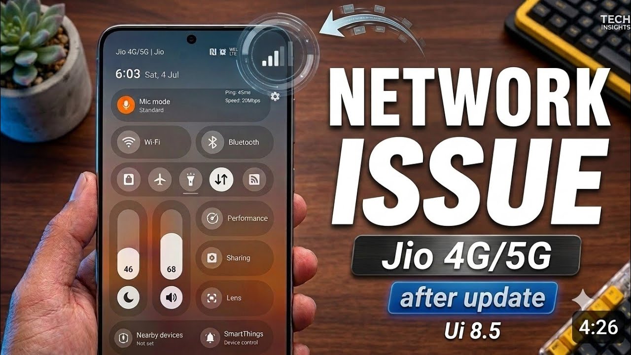 New Update 📶 Fix Samsung Network Issue 🛜 | Samsung Mobile New APN Setting | Jio 4G/5G 2026