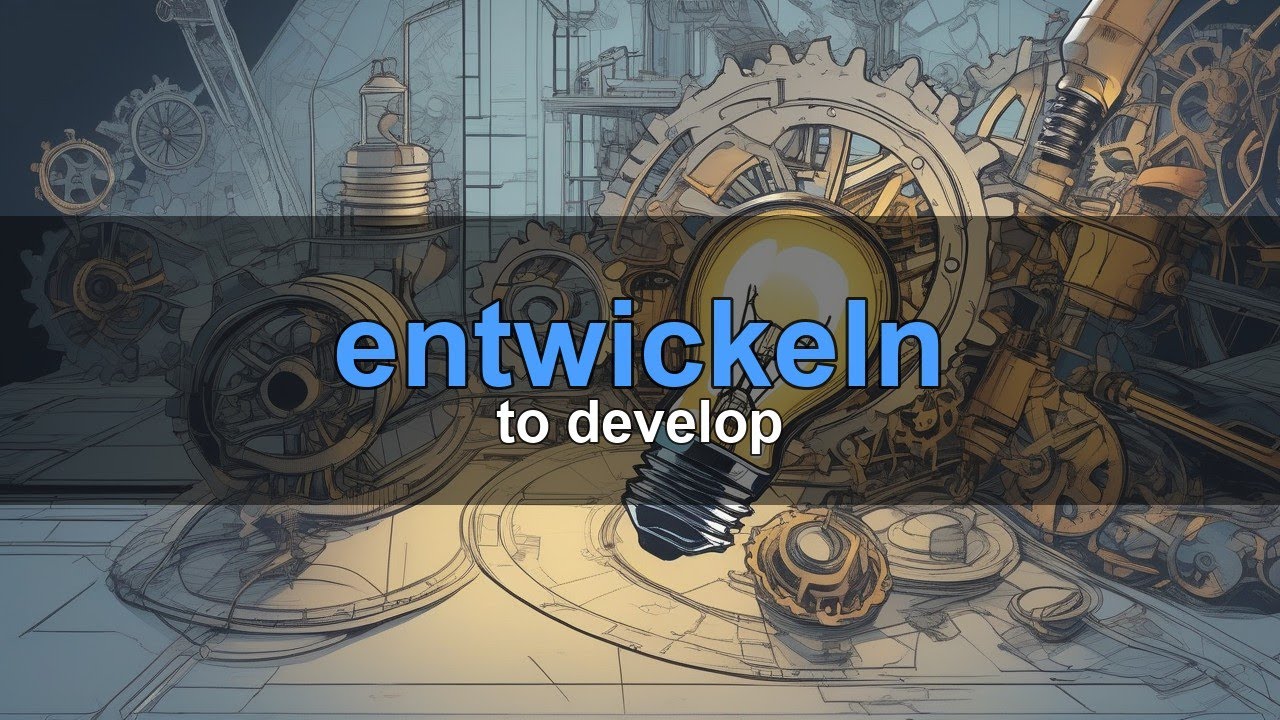 German Word: entwickeln — to develop | B1 Vocabulary