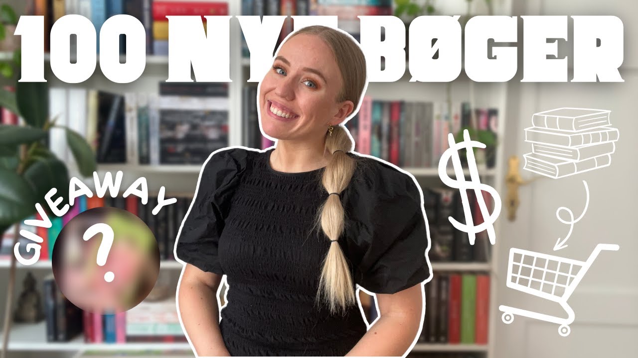 de sidste 100 b&oslash;ger, jeg har tilf&oslash;jet til mine reoler! (HAUL + GIVEAWAY)