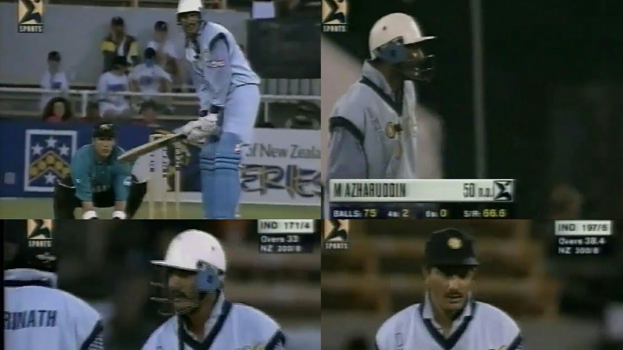 Mohammad Azharuddin Classy 63 vs New Zealand | Christchurch, 1999