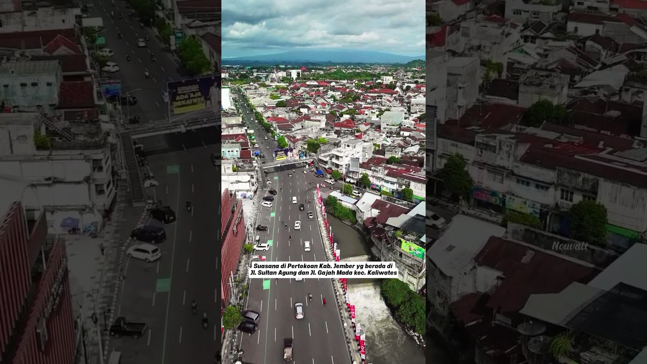 Suasana di pusat kota jember #drone #jemberbanget #wisatajember #jember #mudikjember #wisata