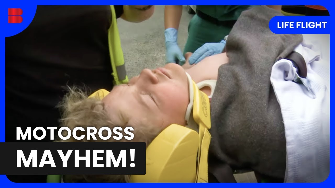 Teens Motocross Crash - Life Flight - Medical Documentary