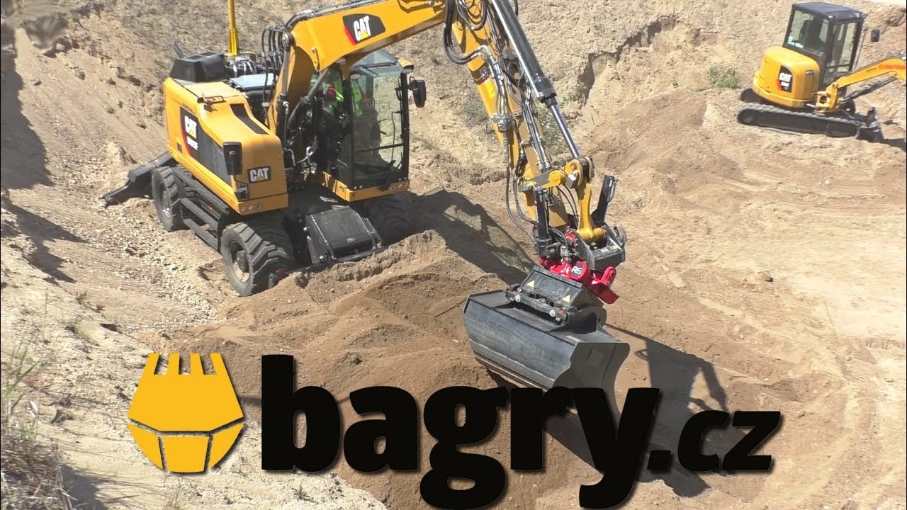 Cat M315F with tiltrotator