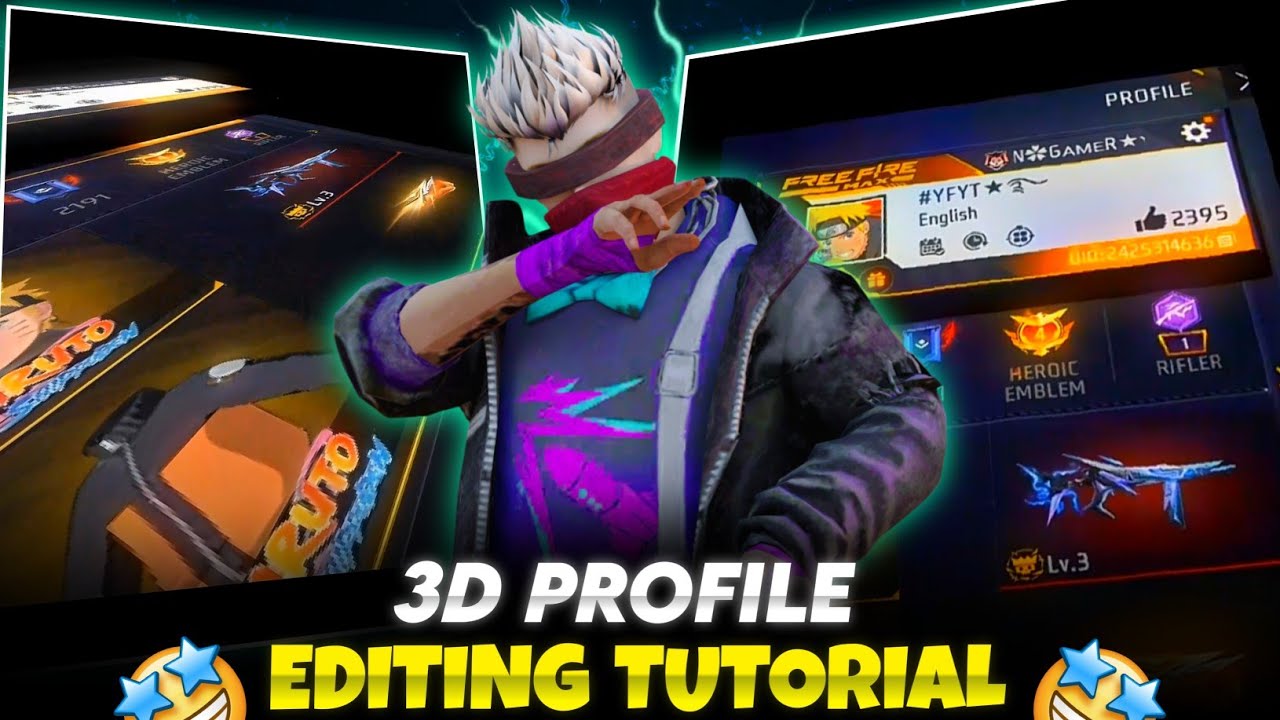 🌟VIRAL 3D PROFILE EDITING TUTORIAL🤩 LIKE @YFYT99 ❣️❣️
