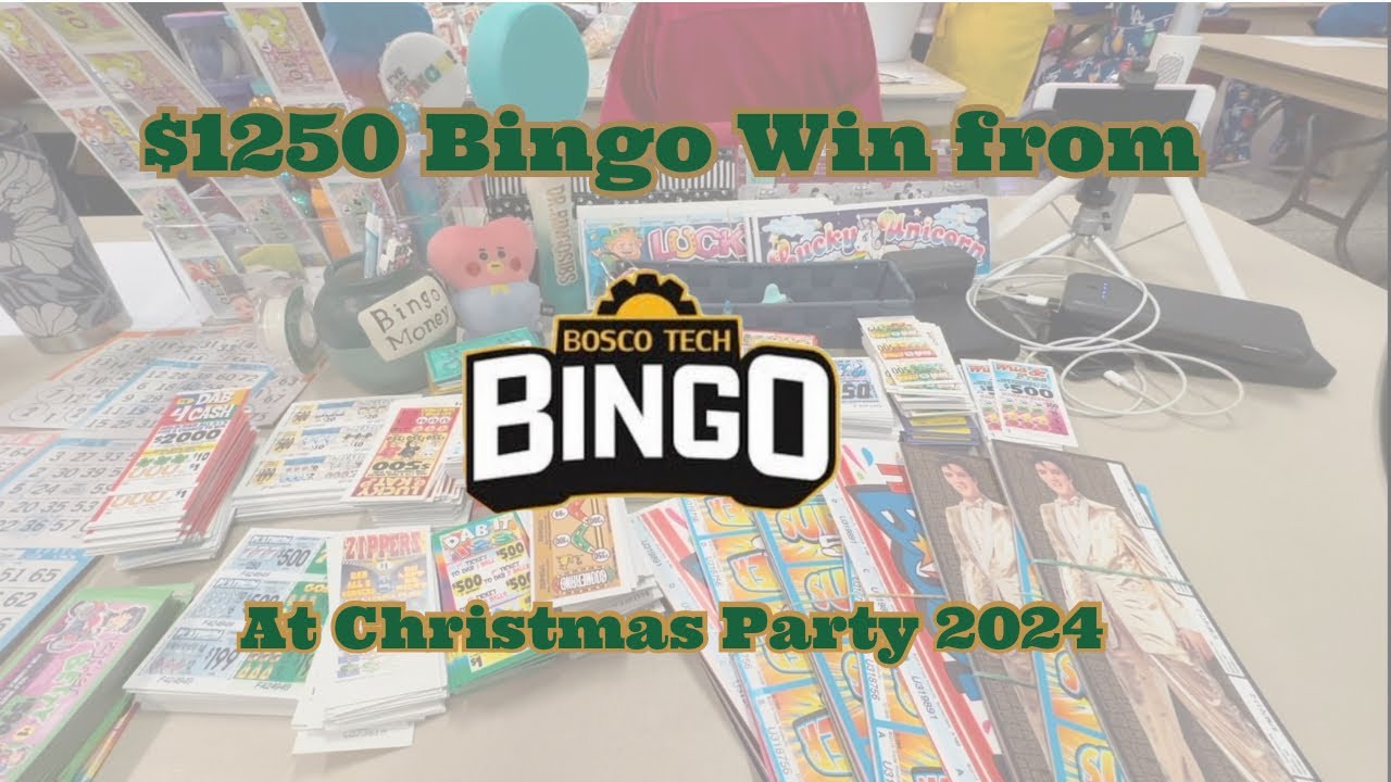 🔴 $1250 Christmas Gift from Bosco Tech Bingo!!