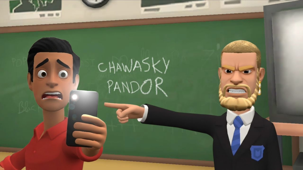 Funny School - Epizòd 19 (Sezon 2). Kiko tonbe nan gwo cho ak mèt Chawasky, Lach la fèmen sou Djedje