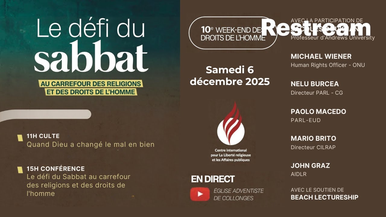 « Le véritable Josué » | « Quand Dieu a changé le mal en bien »  avec Jacques Doukhan