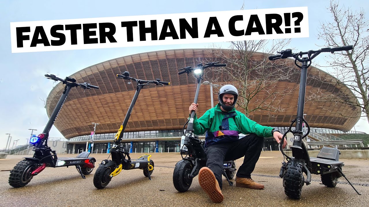 4 RIDICULOUSLY Fast electric scooters you can buy right now!