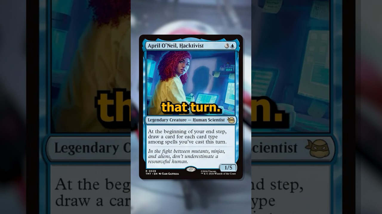 These First Teenage Mutant Ninja Turtles Magic Cards Are Interesting!