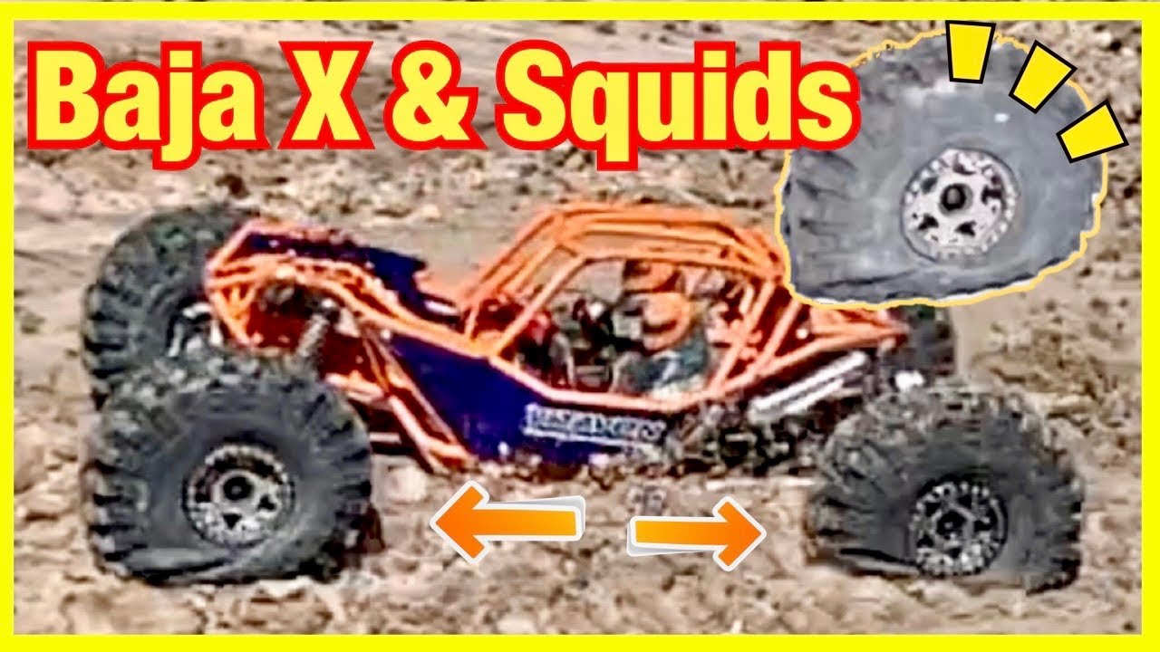 Ryft с шинами Proline Baja Pro и Squids! Тест на компрессию.
