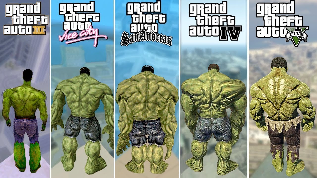 Hulk's INSANE Jumping Evolution in GTA Games (2001-2024)