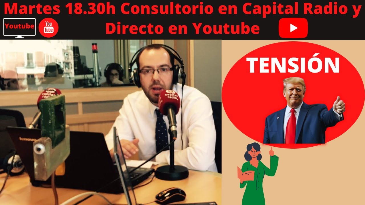 🔴 ¡ TENSIÓN !👉🏽 Consultorio de BOLSA Capital Radio 📻 martes 20 de enero con David Galán
