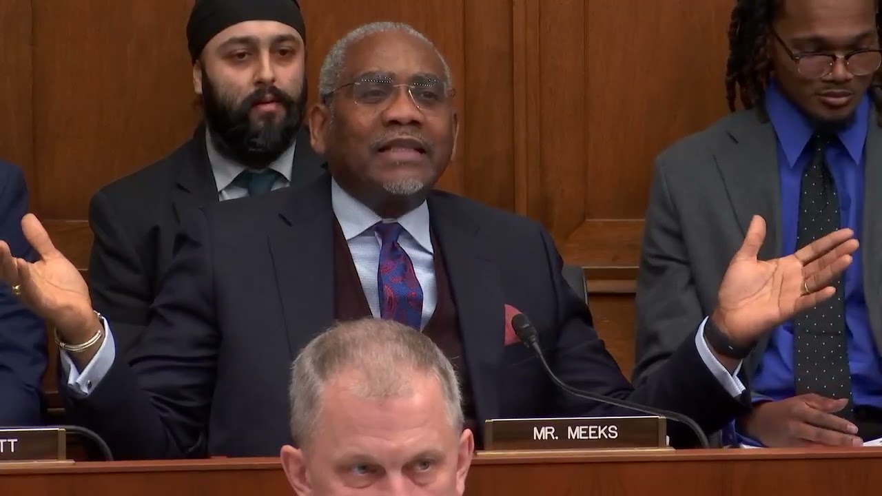 Rep. Meeks Questions Treasury Secretary Bessent during Financial Services Committee Hearing