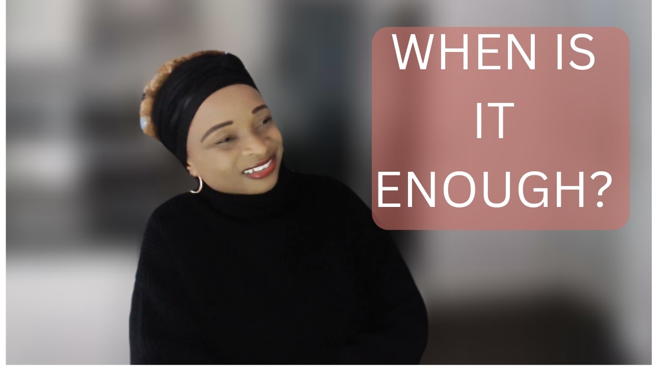 You Will Never Feel Like It’s Enough (Until You Do This)