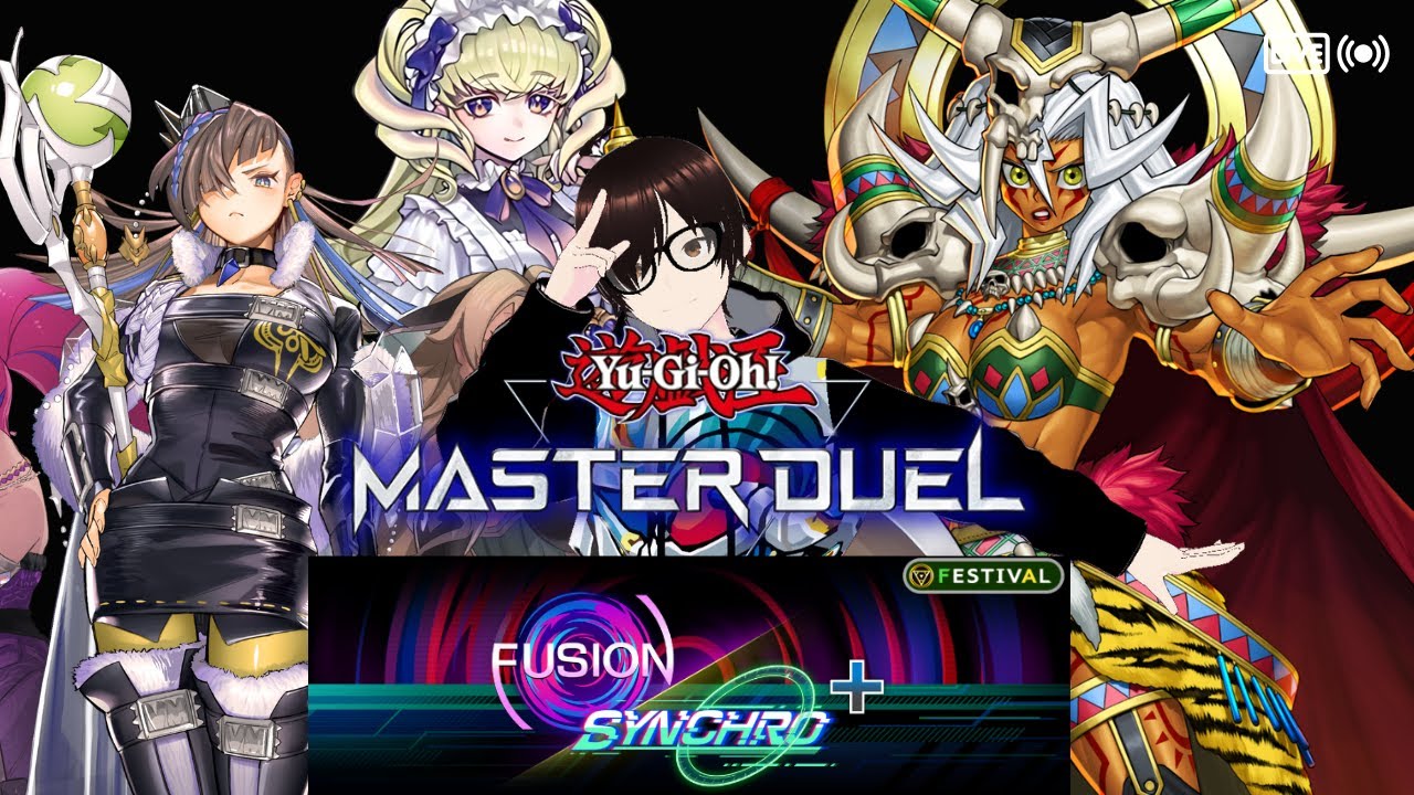 [🔴] LIVE FUSION X SYNCHRO + FESTIVAL BERSAMA PARA WAIFU - YUGIOH MASTER DUEL INDONESIA