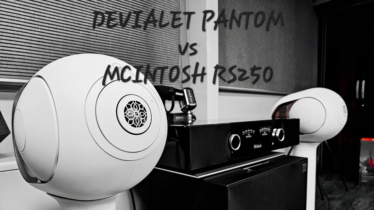 드비알레 팬텀 TWS vs 매킨토시 RS250 [DEVIALET PANTOM1,McIntosh RS250] 교차청음 3번