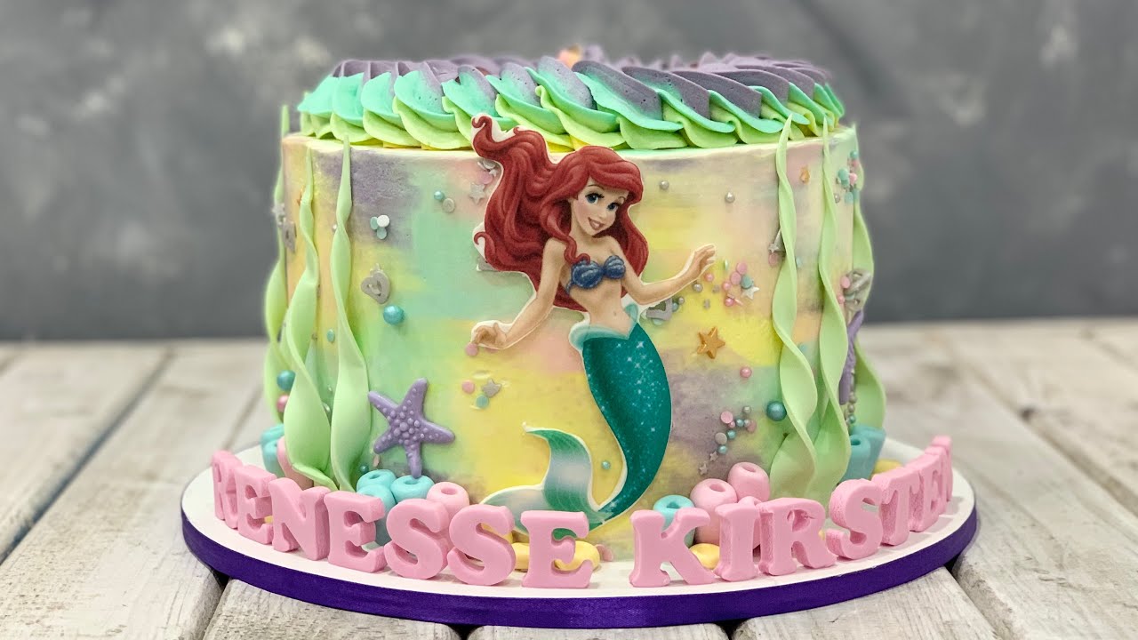 Magical Mermaid Cake | Renesse Kirsten Cake | Little Mermaid Cake
