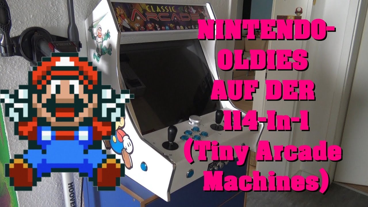 Nintendo-Oldies auf der 114-in-1 (Tiny Arcade Machines) - German