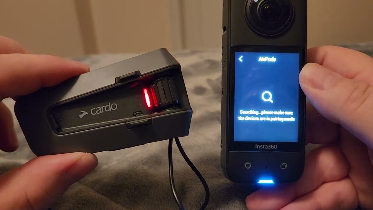 Pairing the Packtalk Edge to the Insta360 X3