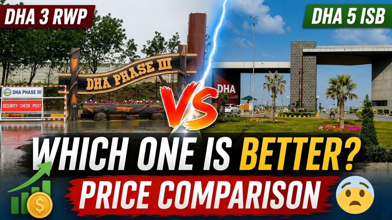 🏆 DHA 3 Rawalpindi vs DHA 5 Islamabad | Which One is Better? Complete Price Comparison 2026