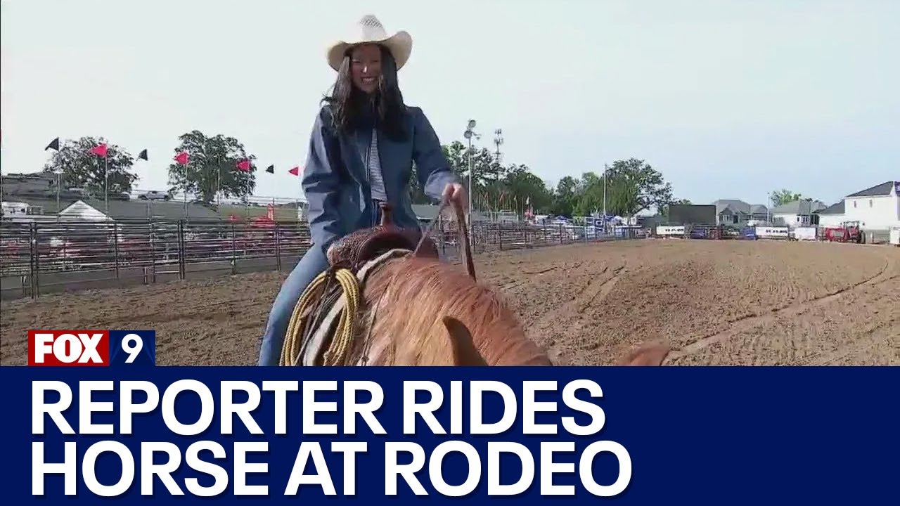 FOX 9's Se Kwon shows up skills at Hamel Rodeo