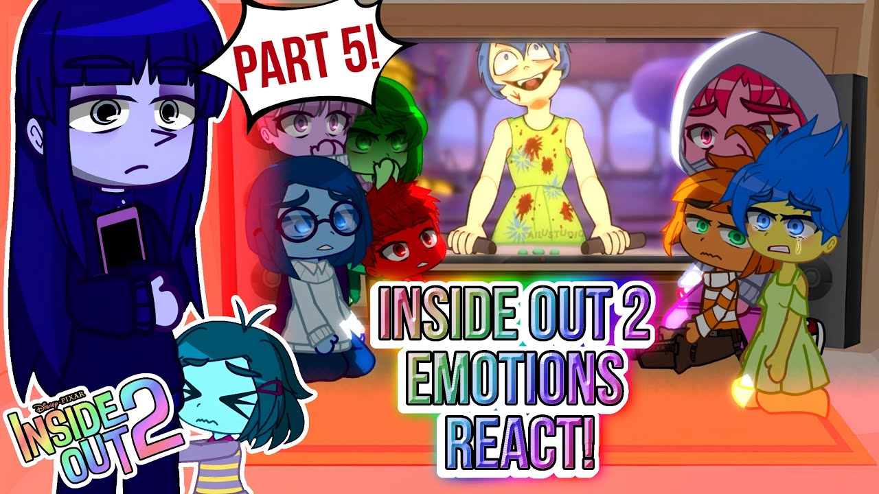 ✨ | Inside Out 2 Emotions React To... 😥😰 | Inside Out 2 | Gacha