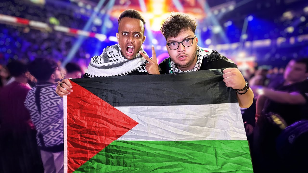 رفعنا علم فلسطين في اكبر حدث اجنبي | مع ابو فله