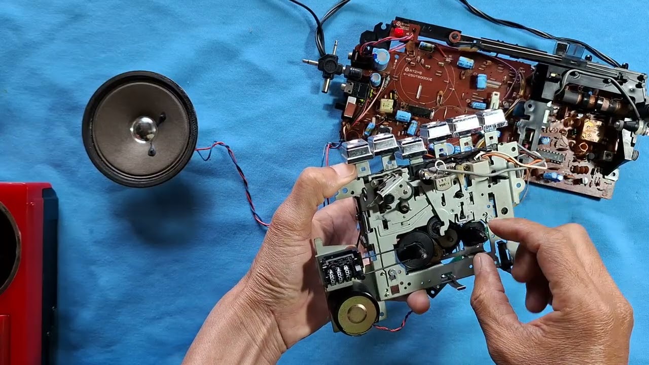 reparo de cassete sanyo mr - a115 