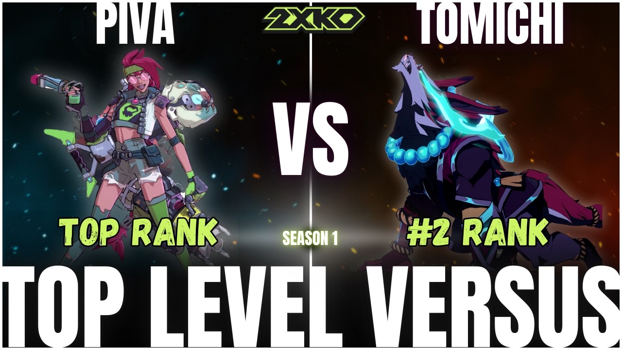 2XKO - Piva Vs Tomichi - Season 1 Top Level 🔥🔥