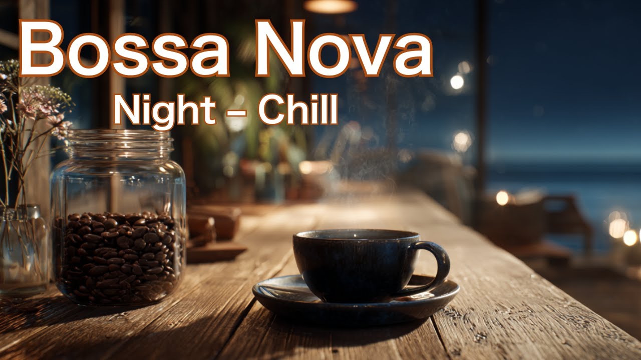 Bossa Nova Night Chill ☕ 夜のボサノバカフェ音楽  Relaxing Lofi Bossa Nova for Work, Study & Night Relax
