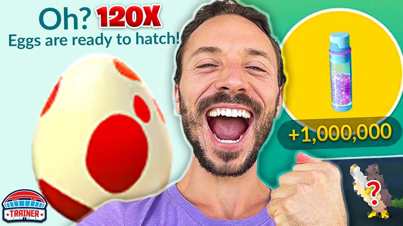Hatching *1,000,000 STARDUST* in Pok&eacute;mon GO