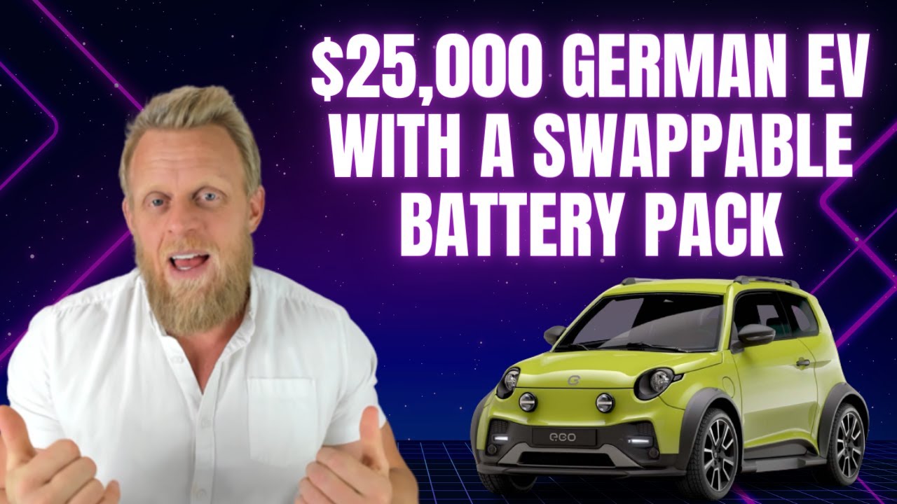 Cheapest EV in the world with swappable battery - made in Germany