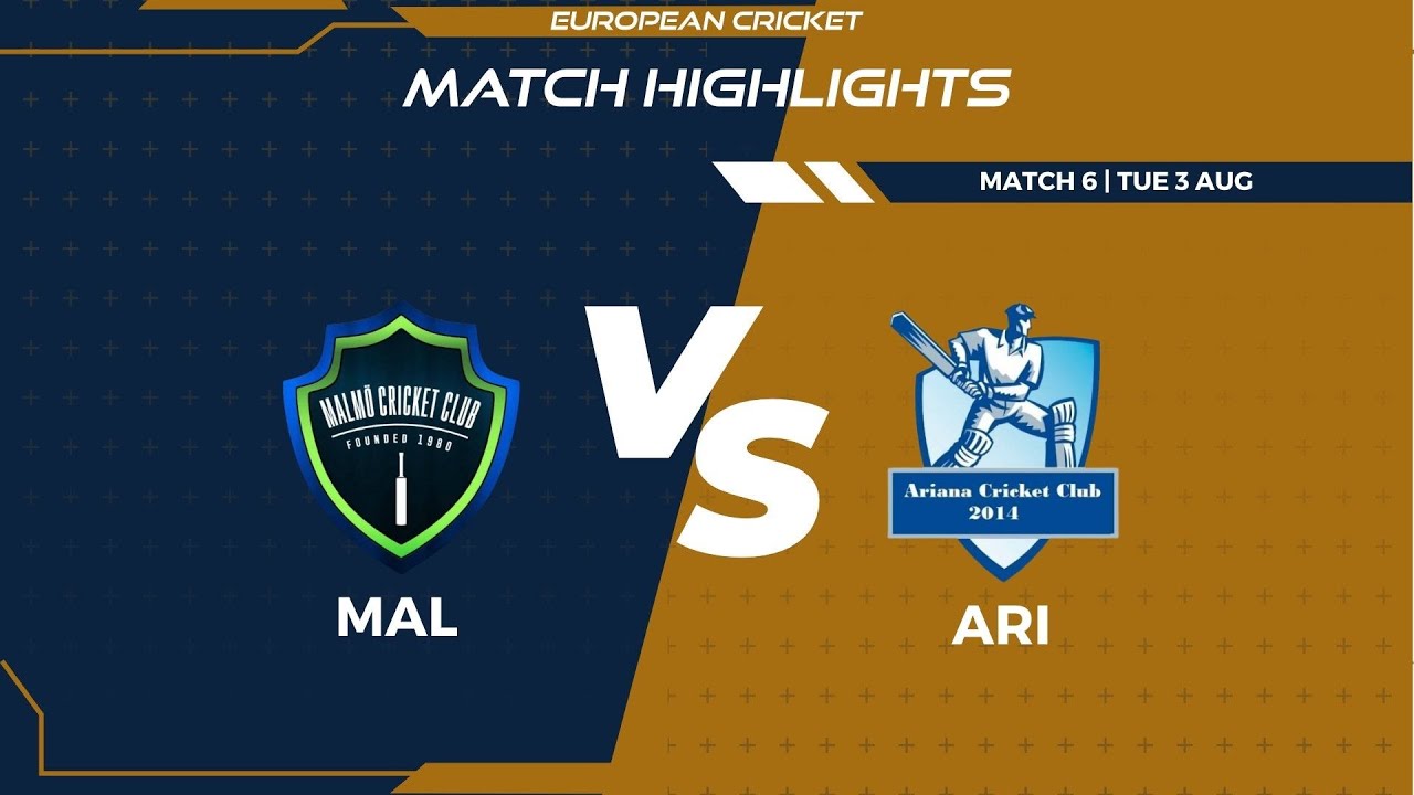 Match 6 - MAL vs ARI | Highlights | FanCode ECS Sweden Malmo Day 2 | Malmo 2021 | ECS21.609