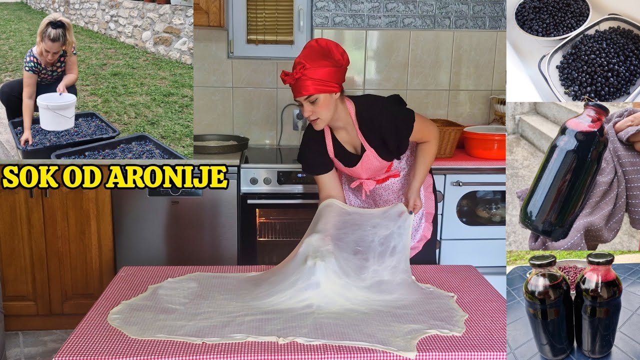 Nisam vas nikad slagala, to znate✨️ Sok od aronije🫐 Pita od patlidžana🍆