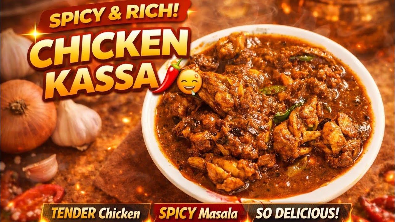 The SECRET to Perfect Chicken Kassa 🤫 Spicy & Thick Chicken Curry