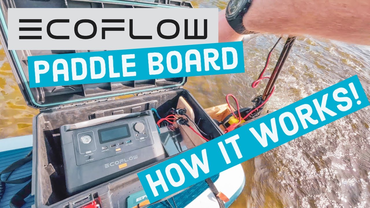 ECOFLOW X-Boost with Electric Motor boat! Testing