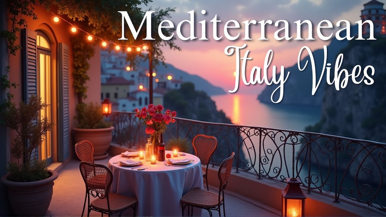🍷 Wine & Moonlight over the Italian Riviera | Bossa Nova Jazz for Lovers