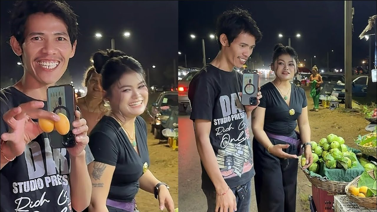 ទិញផ្លែឈើស្រីស្អាតនៅសៀមរាប😂❤️  #comedy #funny #ពូស្នា $