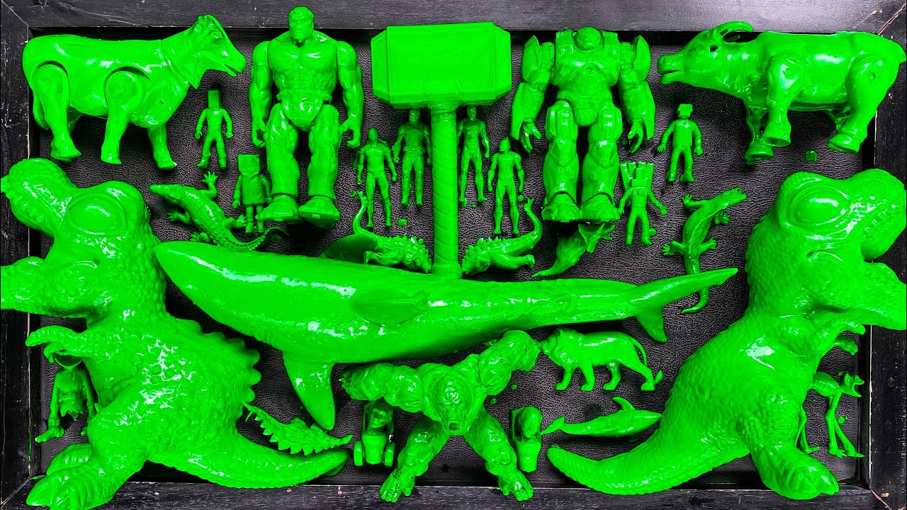 Dinosaurus Jurassic World Dominion: T-rex/ Brachiosaurus/ Skibidi/ Spider-Man/ KingKong/ Godzilla
