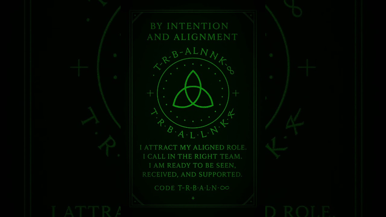 Find Your Soul-Aligned Job or Dream Team 🌀 Tribe Alignment Sigil + Activation Sound