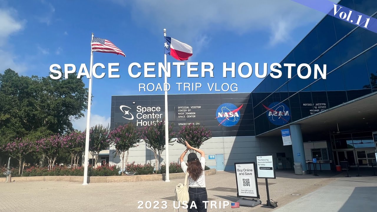 [USA road trip] #11 念願のNASAへ！トラムツアーや展示で宇宙の世界を大満喫！ | Space Center Houston | Taste of texas |
