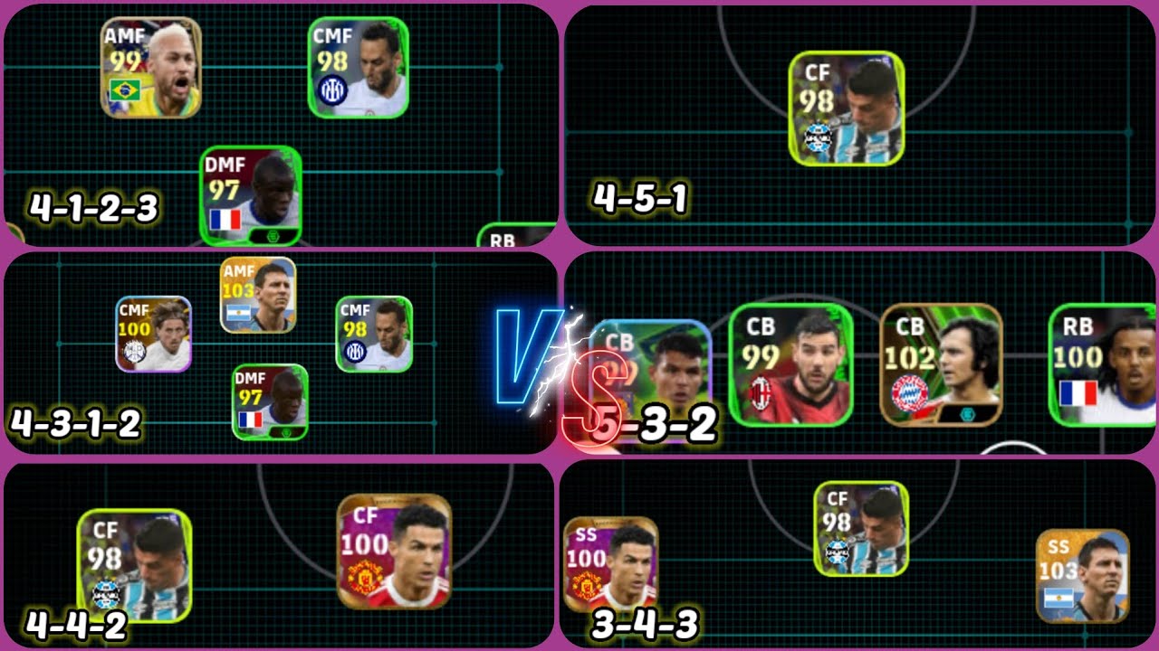FORMATIONS  &  THEIR COUNTERS  HOW  TO WIN FOR DIV 1✨