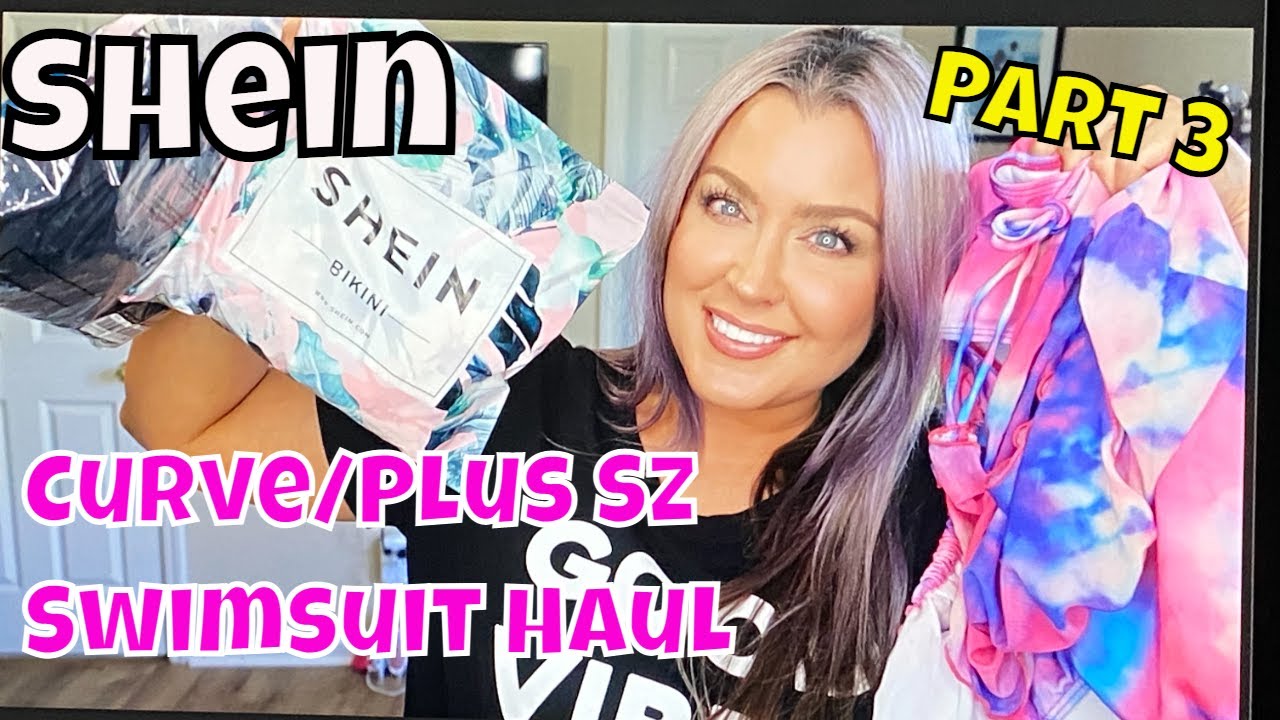 Shein Curve Plus Size Swimwear Try On Haul | HOTMESS MOMMA VLOGS