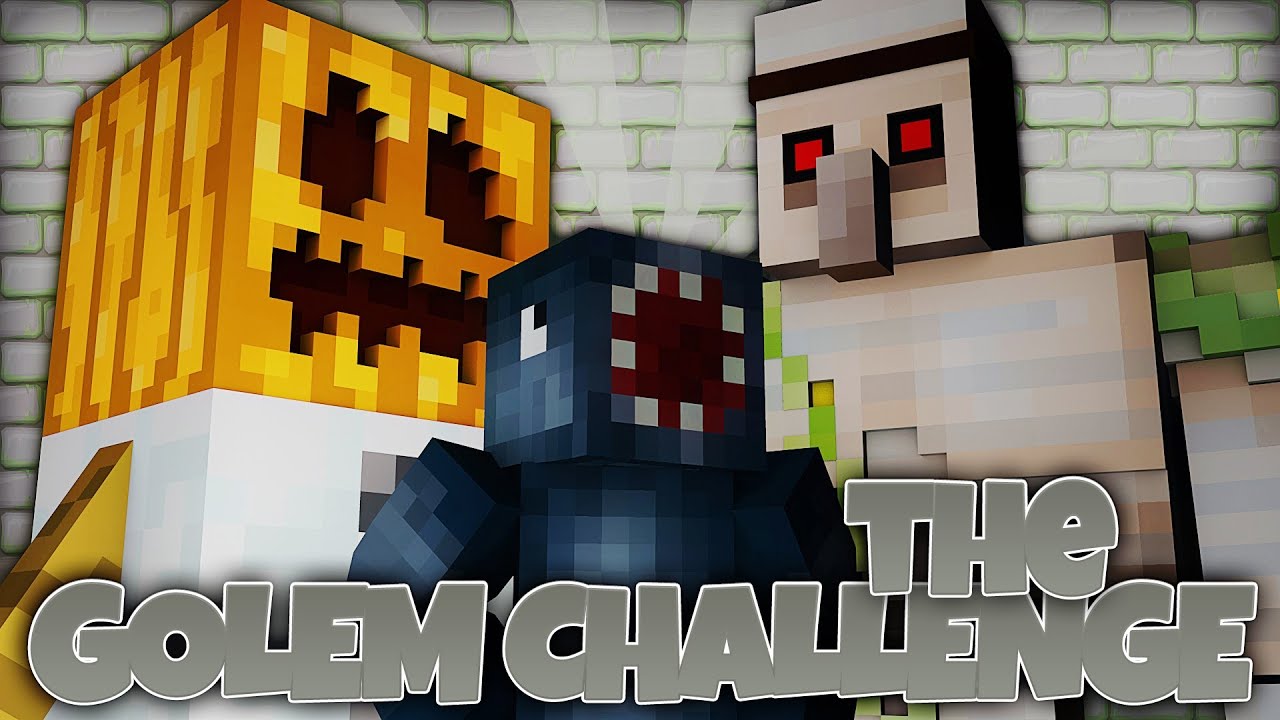 Minecraft Xbox - Golem Challenge - Like A Boss!