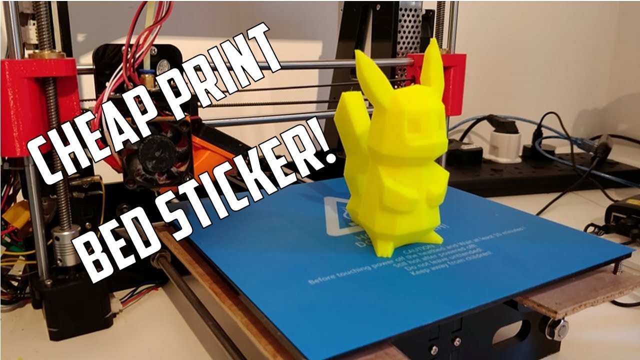 Cheap Printer Bed Stickers   Are They Worth It?